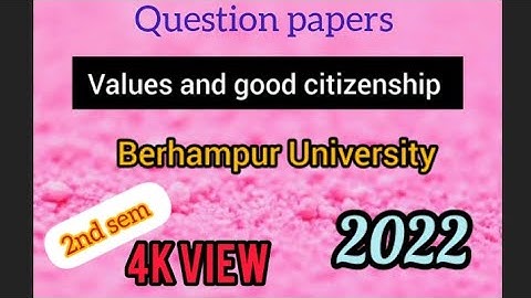 Ethics and values #+3 2nd sem// berhampur University//##shorts #yt video question 📜@rdxdevika1514