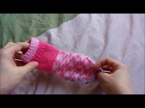 Çok Kolay Dikişsiz İki Şişle Örülen Çocuk Çorabı - Bölüm 1 #ElÖrgüsü #DIY