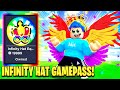 Buying The INFINITY HAT EQUIPPED GAMEPASS In Box Simulator!! *INSANE* (Roblox)