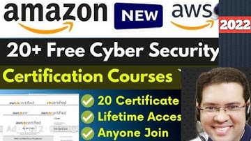 20+ Free Cyber Security AWS Certification Course by AMAZON | Learn Top Skill by AWS Expert |