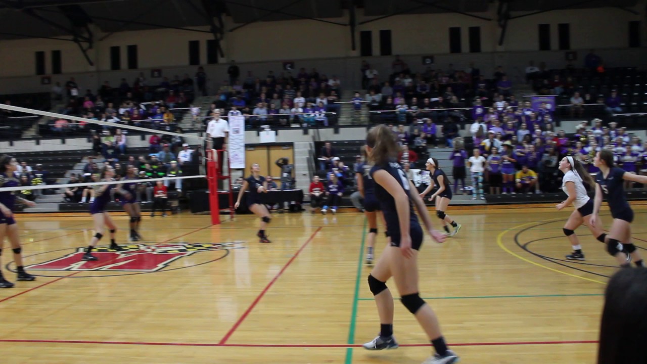 Perryville/Smithsburg volleyball Class 1A state final 11/19/16 YouTube