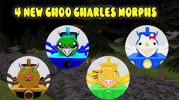 UPDATE 52 - How To Get ALL 4 NEW MORPHS in Choo Charles Morphs | ROBLOX