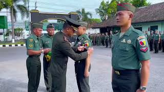 KODIM 0824 JEMBER, Upacara Kenaikan Pangkat Periode 1-10-2024, Selamat dan Sukses
