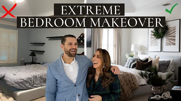 SURPRISE HOLIDAY BEDROOM MAKEOVER!  (& it's SUPER ...