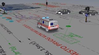 Real time physics based simulation with virtual crash
