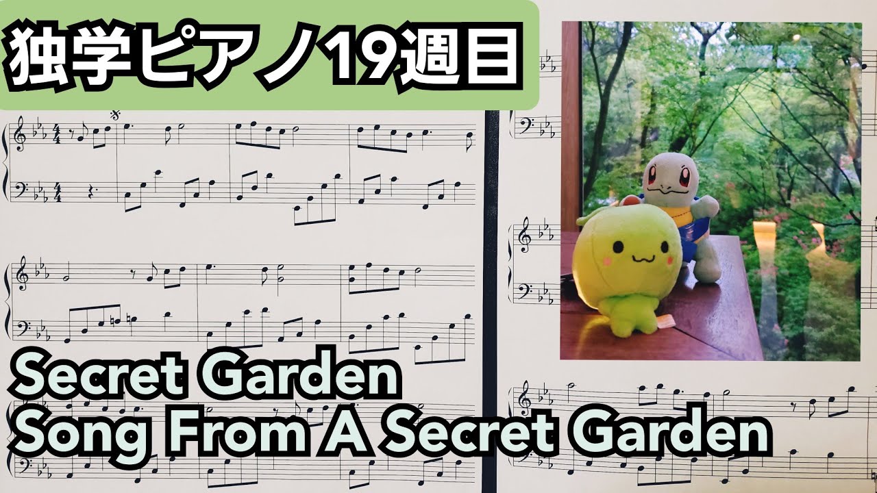 Song From A Secret Garden(Piano)Secret Garden/ 独学ピアノ19週目(독학피아노19주차