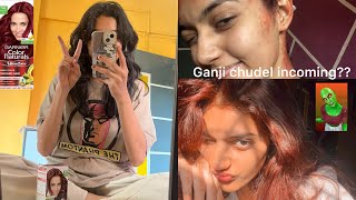 Black to Red Hair Transformation: No-Bleach Method  +Must-Try Tutorial!!@GarnierIndia