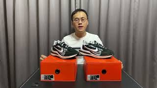 「 張叔 SHOES 」-「 真真假假 3 」｜sacai vaporwaffle 黑白(CV1363-001)