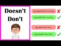 When to use DON'T and DOESN'T  🤔  | Easy Explanation