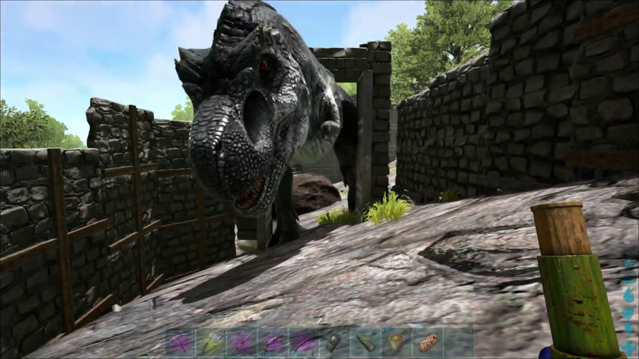 How to knock out a Rex easily - Ark Survival Evolved