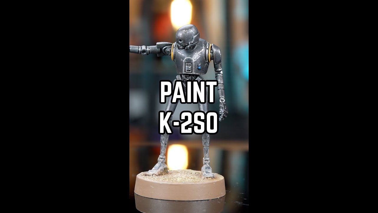 Painting K-2SO for star wars legion 