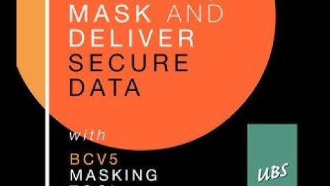 BCV5 Masking Tool - Stay compliant and protect sensitive data