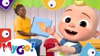 Recycle with JJ! | Songs for Kids | Clean Up Trash Song | Sign Language with #Cocomelon | MyGo! ASL