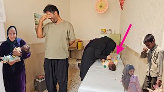 Taking a baby to the doctor for a checkup a concern in a nomadic family