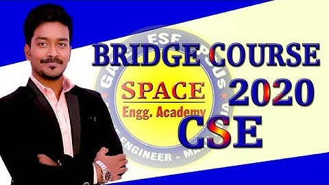 BRIDGE COURSE - 2020  CSE