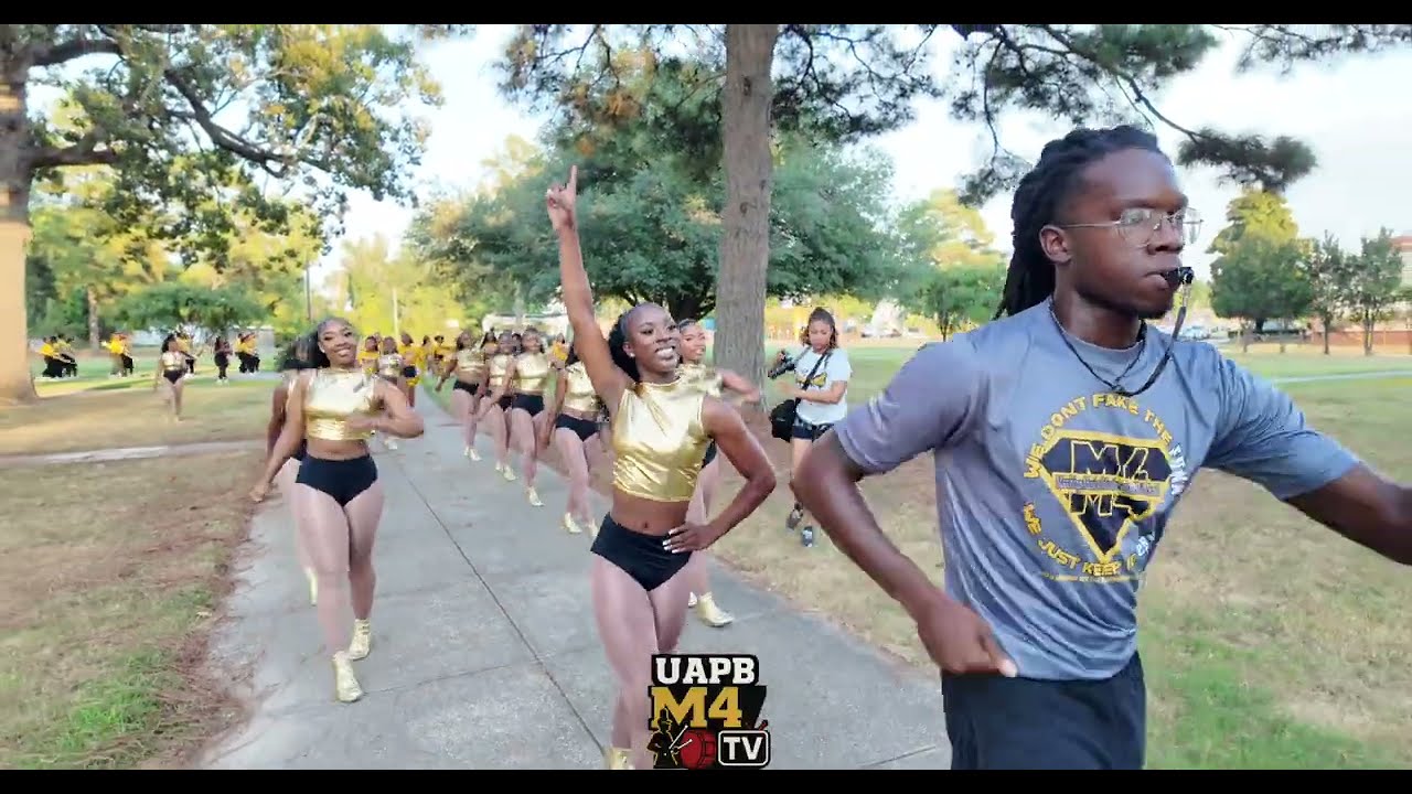 UAPB Band Marching Into Freshmen Ice Cream Social 2025
