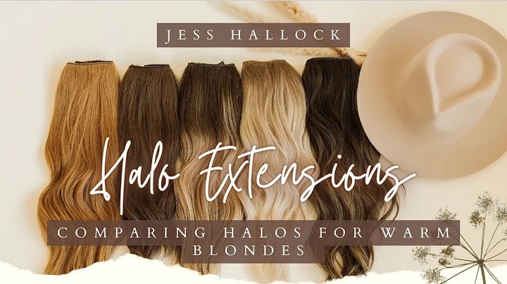 HALO HAIR EXTENSIONS FOR WARM BLONDES | JESS HALLOCK | HALO COUTURE