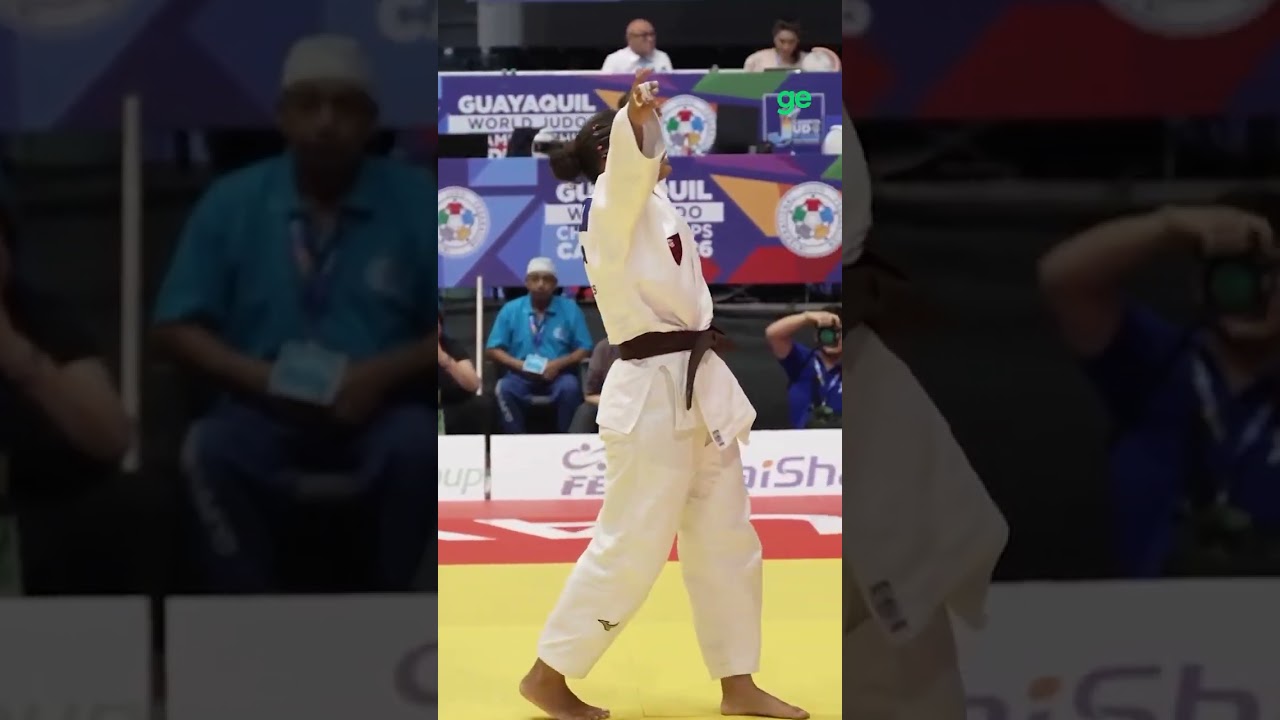 COMO É A ROTINHA DE UMA BICAMPEÃ MUNDIAL DE JUDÔ | #shorts | ge.globo