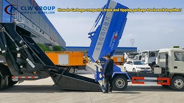 How does Compactor Garbage Truck work with a Tipper Trash Truck?