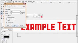 How To Add A Stroke/Outline Effect To Text in GIMP