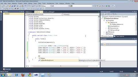 Getting Started with RadListControl