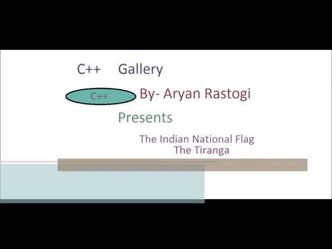 turbo C++ tiranga programming.