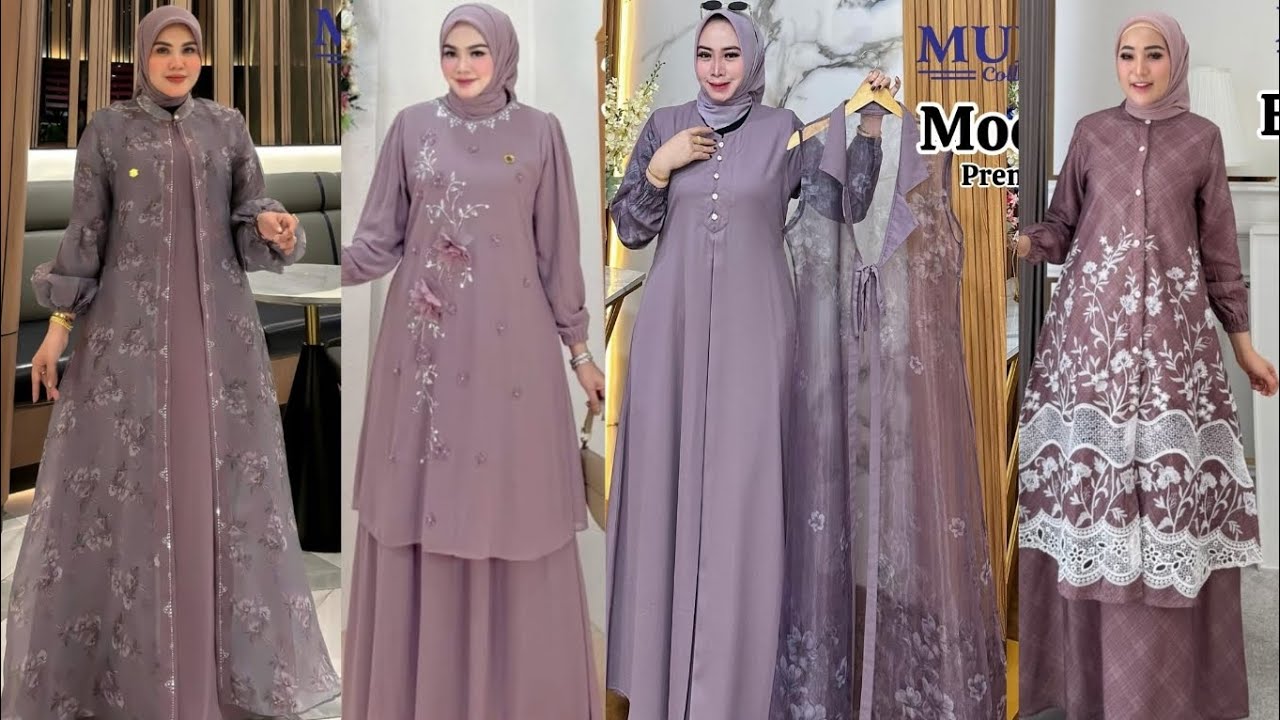 60+ MODEL GAMIS TERBARU 2025 2026 KOMBINASI BROKAT