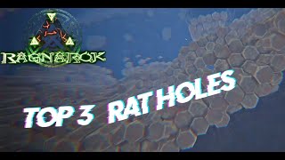 Top 3 Rat Holes on RAGNAROK | UNDERWATER | ARK: Survival Evolved