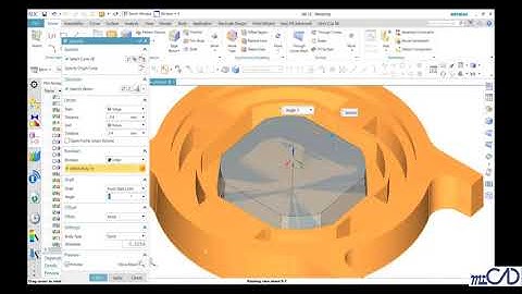 NX12 Tutorial - Thiết Kế Cơ Bản -  Extrude With Draft - Đùn Xuất Với Góc Vát