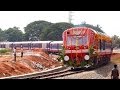 INAUGURAL ! KOLAR GOLD FIELD BULLET DEMU : INDIAN RAILWAYS