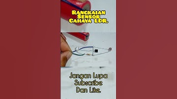 RANGKAIAN SENSOR CAHAYA LDR.#shorts #caradangaya #barangbekas #experiment #freeenergy
