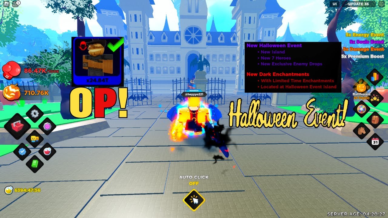 The Halloween Event is Amazing! Anime Souls Simulator 