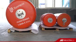 Sunhelm Foam Fender Production Press