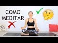 Cómo meditar correctamente? Mejor postura para meditar. Consejos Elena Malova