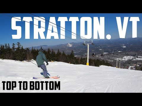 Stratton Mountain Top to Bottom, Via Upper Standard Black Run