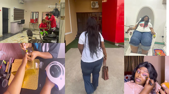 Beauty In Nigeria is For the Rich; Here is Why: LAGOS SALOON / COME WITH ME -Pedicure & Manicure 💅