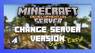 How to Change the Version of your Minecraft Server! Easiest Tutorial!