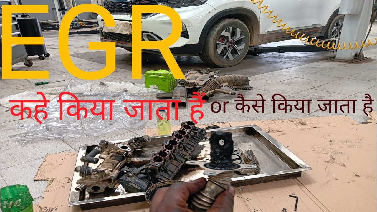 EGR cleaning process sonet average problem and pickup problem black smoking