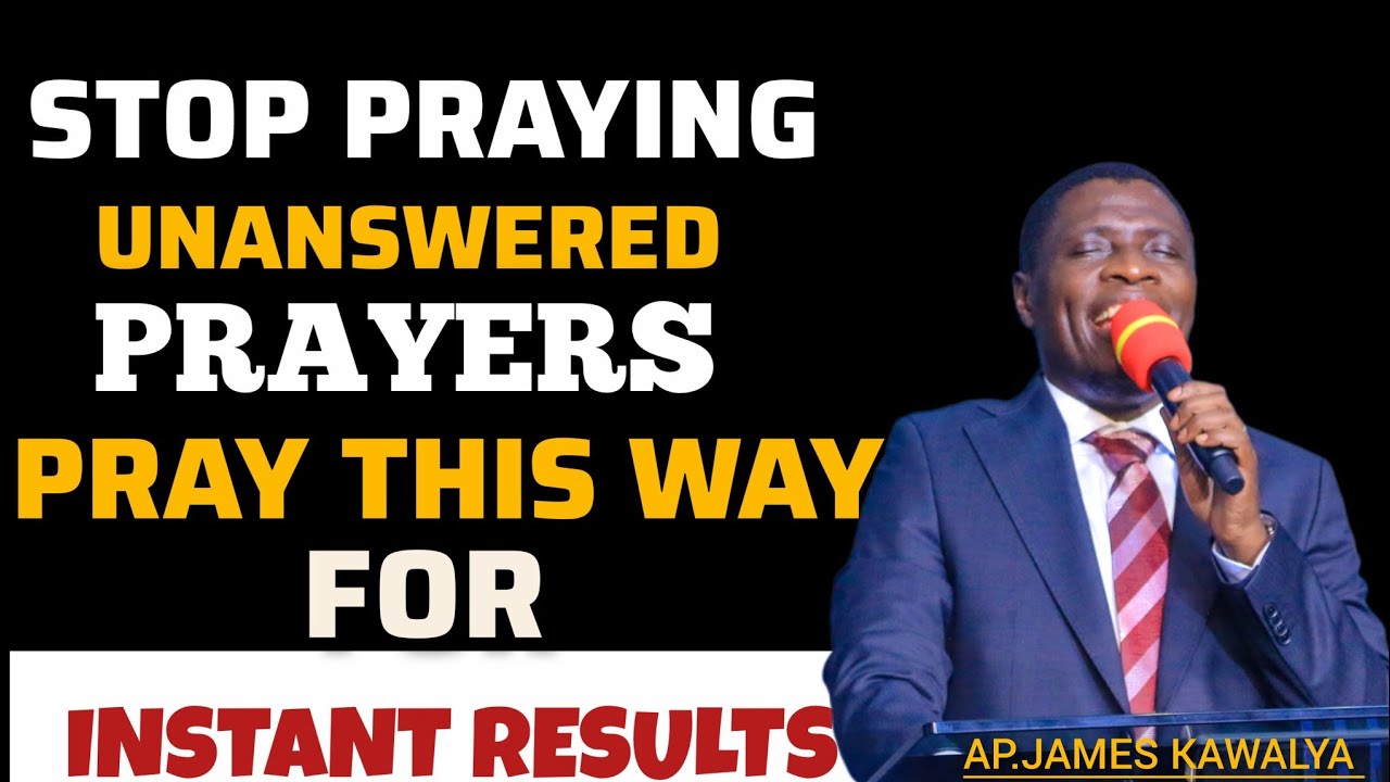 STOP 🚫❌️ BEGGING GOD  AND START  PRAYING THIS WAY✅️✅️, COMMAND WITH AUTHORITY//AP.JAMES KAWALYA 