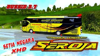 LIVERY SETIA NEGARA SEROJA ARJUNA XHD !! BUSSID V3.7 screenshot 4