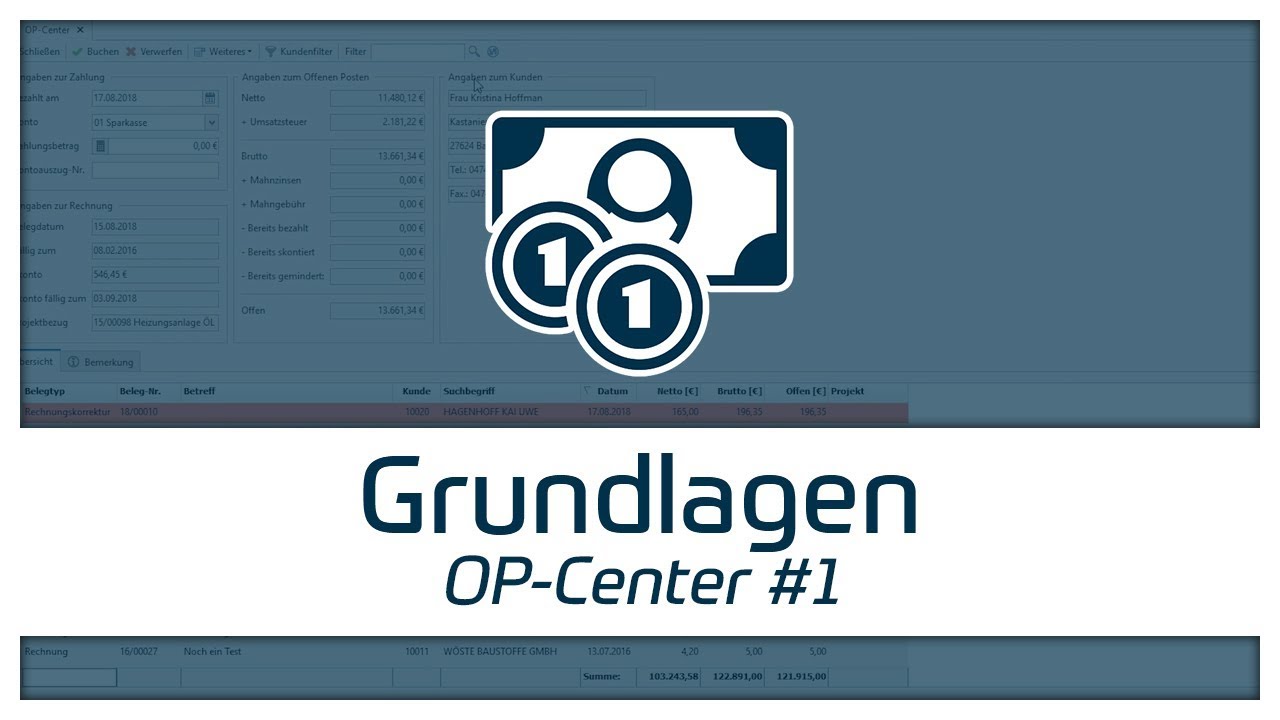  New OP-Center #1 - Grundlagen | TopKontor Handwerk