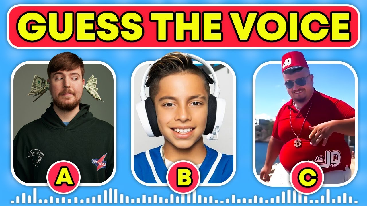 Guess The Voice of Your Favorite TikTokers  Royalty Family MrBeast Skibidi Dom Dom Yes Yes