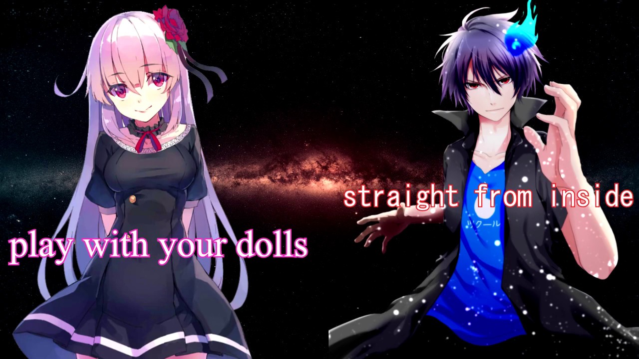 Nightcore → Radioactive Dollhouse Switching Vocals Lyrics YouTube