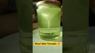 Mini Tornado at Home | Easy Science Experiment🥰🌪️🥶 #trending #experiements #crazyflie