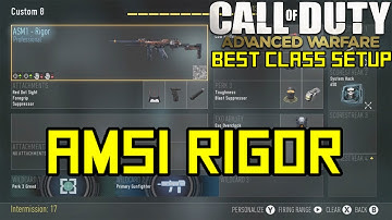 Advanced Warfare BEST CLASS SETUP - ASM1 Rigor - Call of Duty: Advanced Warfare