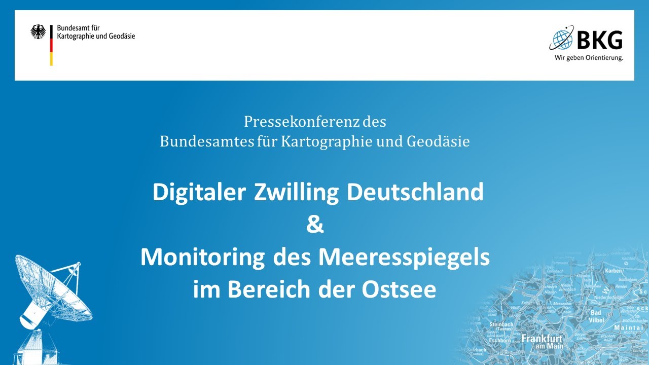 Pressekonferenz des Bundesamtes für Kartographie und Geodäsie YouTube Pressekonferenz des Bundesamtes für Kartographie und Geodäsie YouTube