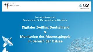 15.11.2023 | Pressekonferenz des Bundesamtes für Kartographie und Geodäsie