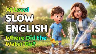 Where Did the Water Go? | English Listening Practice for Beginners (A1 Level)