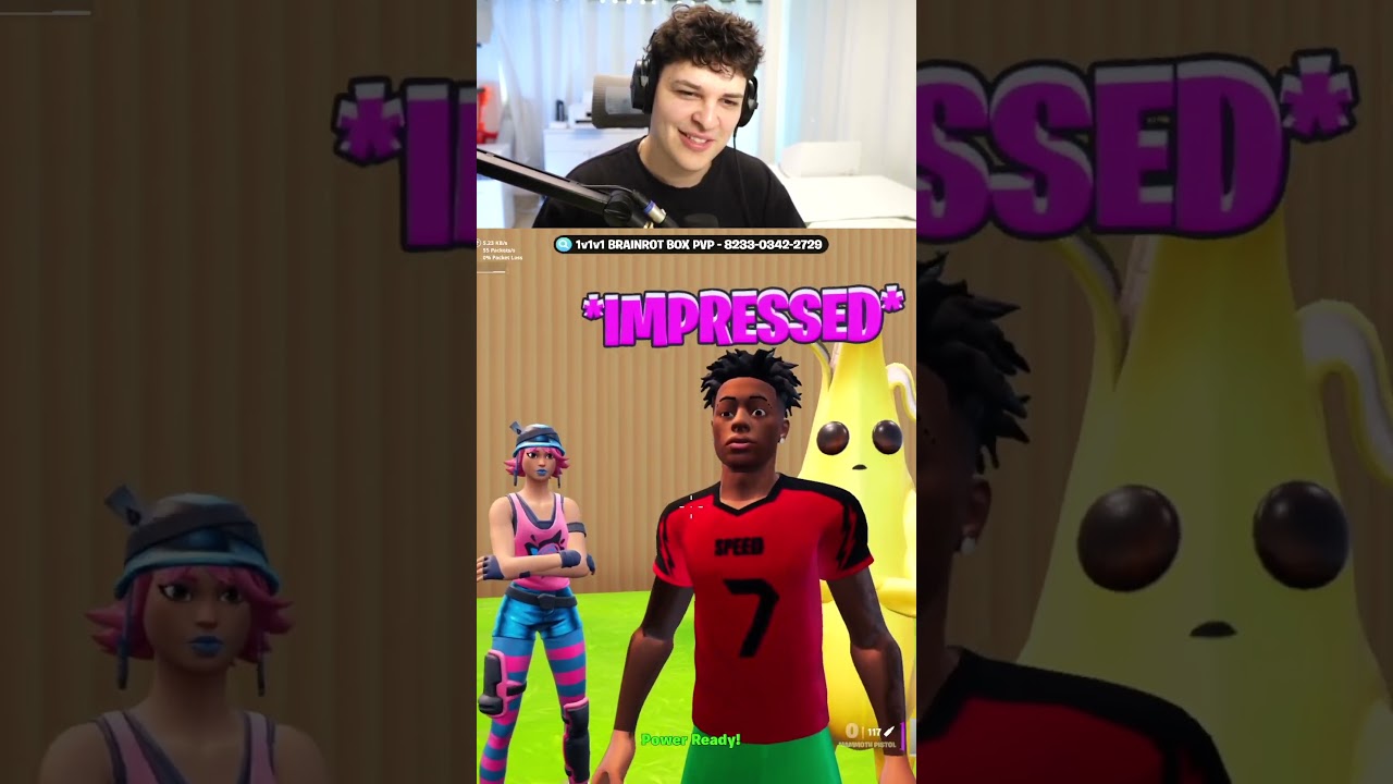 Speeds Pure Aura Girl in Fortnite!
