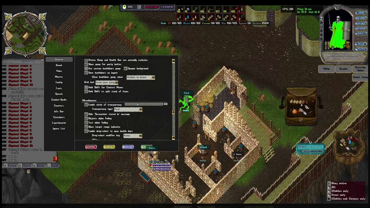 🔥 Ultimate ClassicUO Client Review: Настройки, Фишки, Секреты! 🔥